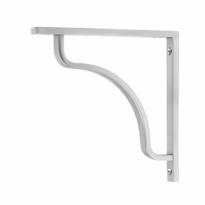 Satin Chrome Abingdon Shelf Bracket (150mm x 150mm)