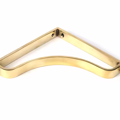 Aged Brass Abingdon Shelf Bracket (200mm x 200mm) - Image 3