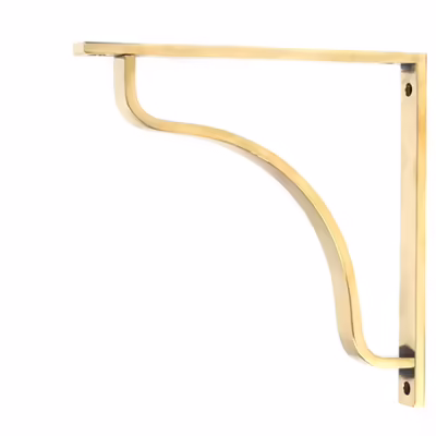 Aged Brass Abingdon Shelf Bracket (200mm x 200mm)
