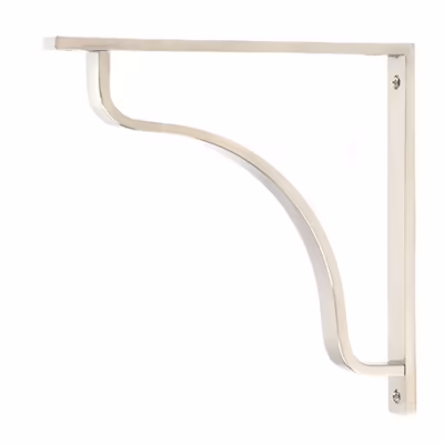 Polished Nickel Abingdon Shelf Bracket (200mm x 200mm)