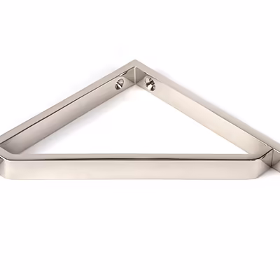 Polished Nickel Barton Shelf Bracket (150mm x 150mm) - Image 3
