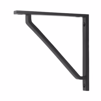 Matt Black Barton Shelf Bracket (150mm x 150mm)