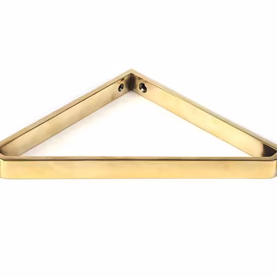 Aged Brass Barton Shelf Bracket (200mm x 200mm) - Image 3