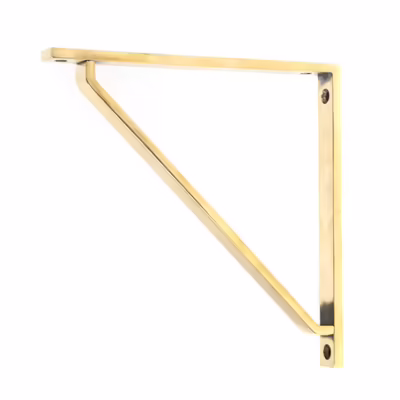 Aged Brass Barton Shelf Bracket (200mm x 200mm)