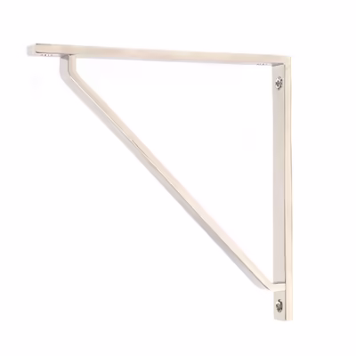 Polished Nickel Barton Shelf Bracket (200mm x 200mm)