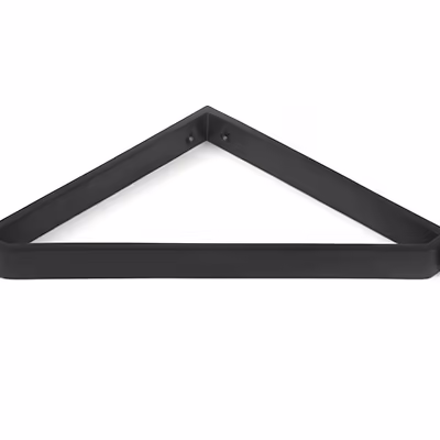 Matt Black Barton Shelf Bracket (200mm x 200mm) - Image 3