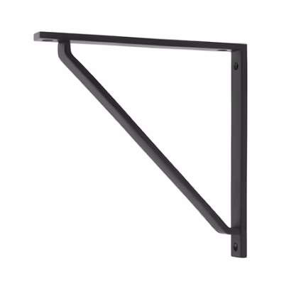 Matt Black Barton Shelf Bracket (200mm x 200mm)