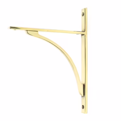 Aged Brass Apperley Shelf Bracket (260mm x 200mm)