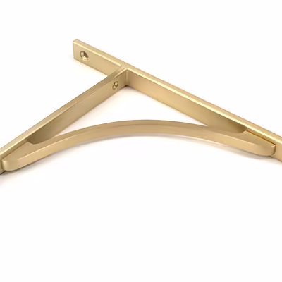 Satin Brass Apperley Shelf Bracket (260mm x 200mm) - Image 3