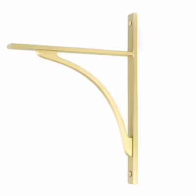 Satin Brass Apperley Shelf Bracket (260mm x 200mm)