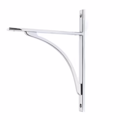Polished Chrome Apperley Shelf Bracket (260mm x 200mm)