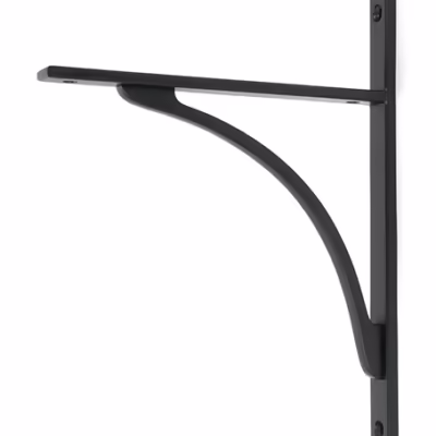 Matt Black Apperley Shelf Bracket (260mm x 200mm)