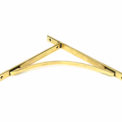 Aged Brass Apperley Shelf Bracket (314mm x 250mm) - Image 3