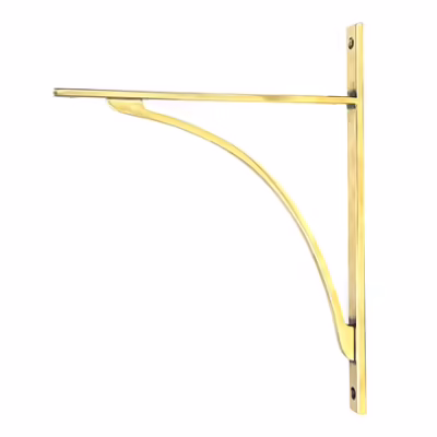 Aged Brass Apperley Shelf Bracket (314mm x 250mm)