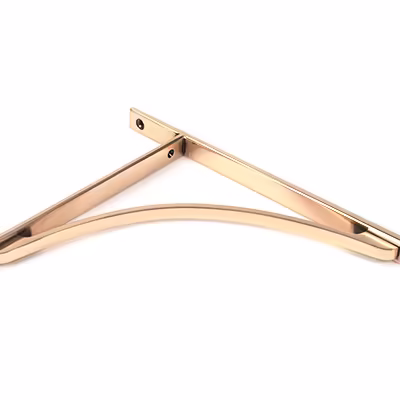 Polished Bronze Apperley Shelf Bracket (314mm x 250mm) - Image 3