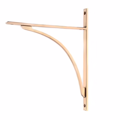 Polished Bronze Apperley Shelf Bracket (314mm x 250mm)