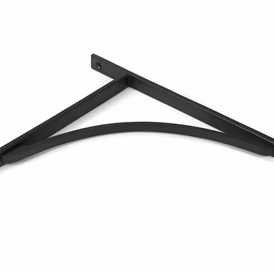 Matt Black Apperley Shelf Bracket (314mm x 250mm) - Image 3