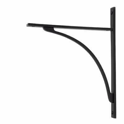 Matt Black Apperley Shelf Bracket (314mm x 250mm)