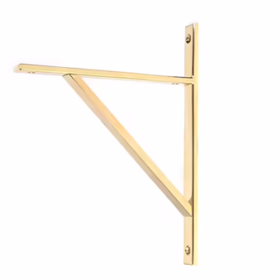 Polished Brass Chalfont Shelf Bracket (260mm x 200mm)
