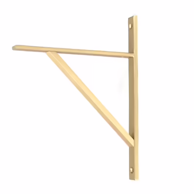 Satin Brass Chalfont Shelf Bracket (260mm x 200mm)