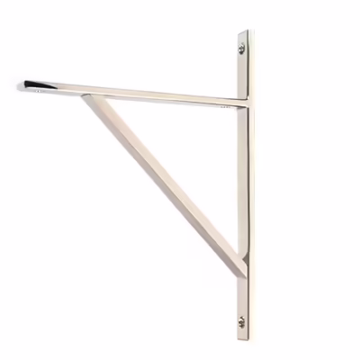 Polished Nickel Chalfont Shelf Bracket (260mm x 200mm)
