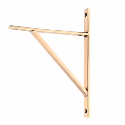 Polished Bronze Chalfont Shelf Bracket (260mm x 200mm)