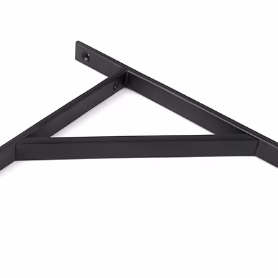 Matt Black Chalfont Shelf Bracket (260mm x 200mm) - Image 3