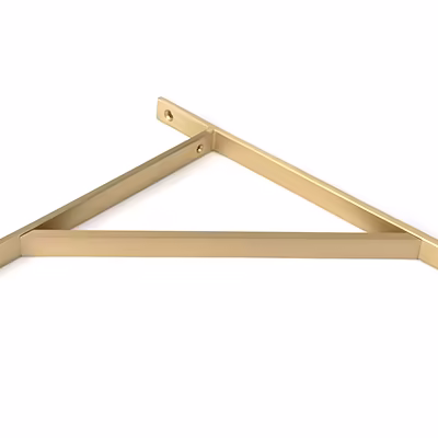 Satin Brass Chalfont Shelf Bracket (314mm x 250mm) - Image 3