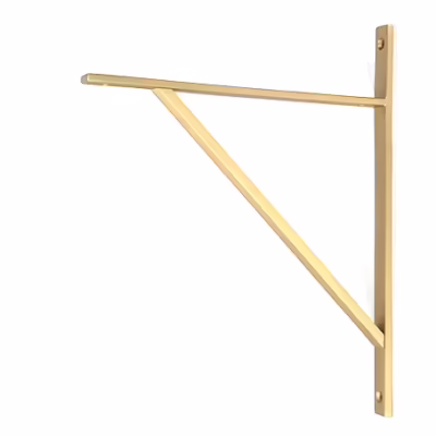 Satin Brass Chalfont Shelf Bracket (314mm x 250mm)