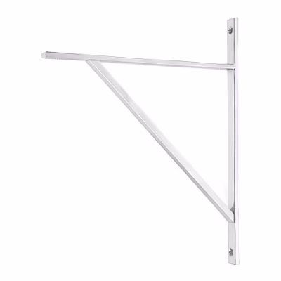 Polished Chrome Chalfont Shelf Bracket (314mm x 250mm)