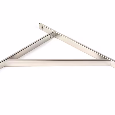 Polished Nickel Chalfont Shelf Bracket (314mm x 250mm) - Image 3