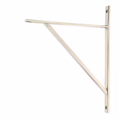 Polished Nickel Chalfont Shelf Bracket (314mm x 250mm)