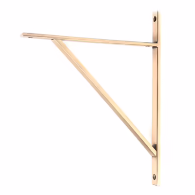Polished Bronze Chalfont Shelf Bracket (314mm x 250mm)