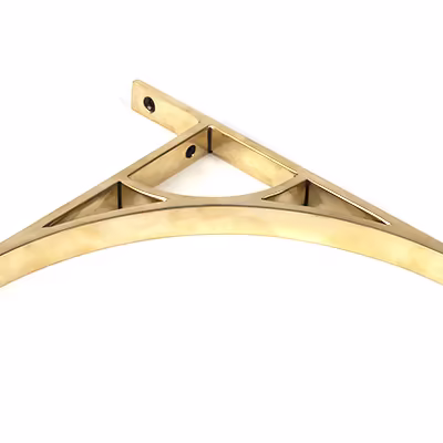 Aged Brass Tyne Shelf Bracket (260mm x 200mm) - Image 3