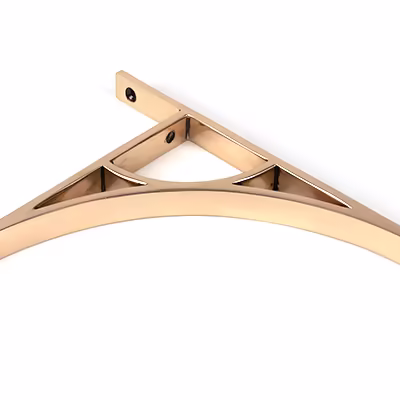 Polished Bronze Tyne Shelf Bracket (260mm x 200mm) - Image 3