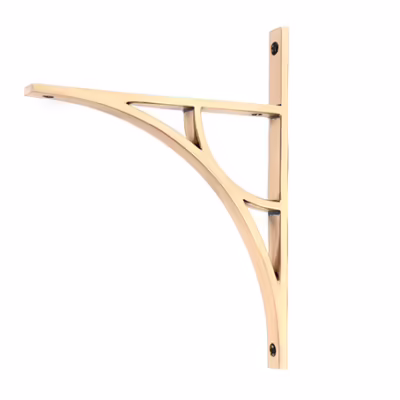 Polished Bronze Tyne Shelf Bracket (260mm x 200mm)
