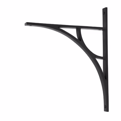 Matt Black Tyne Shelf Bracket (314mm x 250mm)