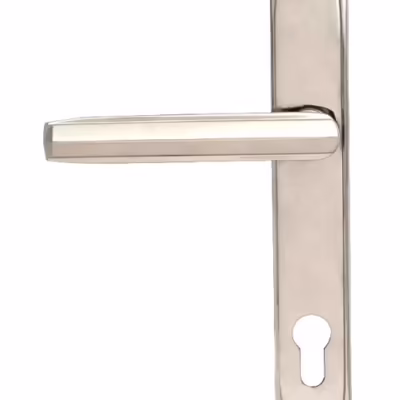 Polished Nickel Art Deco Slimline Lever Espag. Lock Set - Image 3