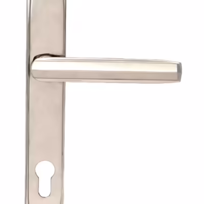 Polished Nickel Art Deco Slimline Lever Espag. Lock Set
