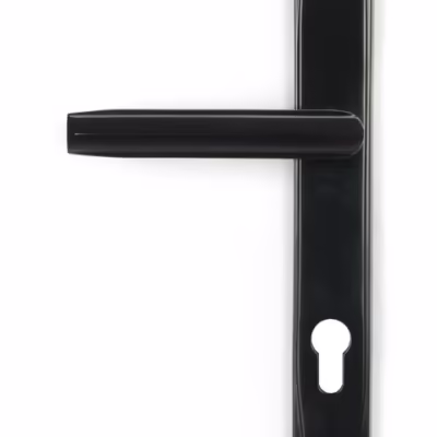Aged Bronze Art Deco Slimline Lever Espag. Lock Set - Image 3
