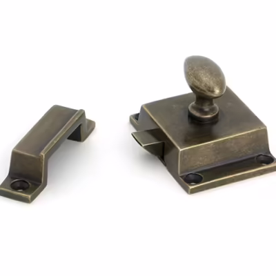 Burnished Brass Cabinet Latch - Image 3