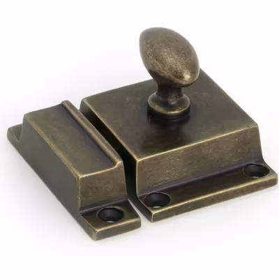 Burnished Brass Cabinet Latch - Image 1
