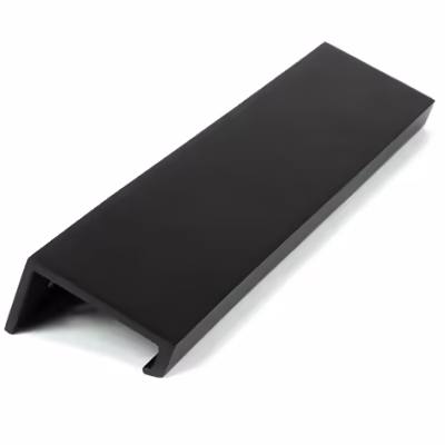 Aged Bronze 200mm Plain Edge Pull