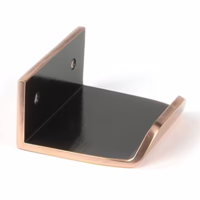 Polished Bronze 50mm Moore Edge Pull - Image 3