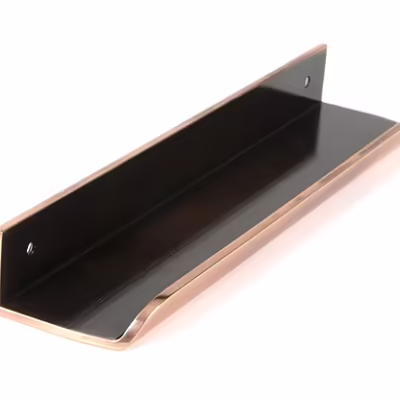 Polished Bronze 200mm Moore Edge Pull - Image 3