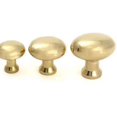 Polished Brass Moore Cabinet Knob - 25mm - Image 6