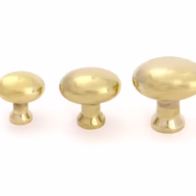 Aged Brass Moore Cabinet Knob - 32mm - Image 6