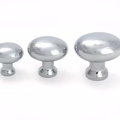 Polished Chrome Moore Cabinet Knob - 32mm - Image 6