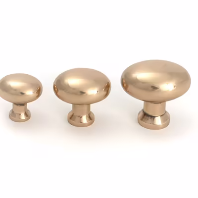 Polished Bronze Moore Cabinet Knob - 38mm - Image 6