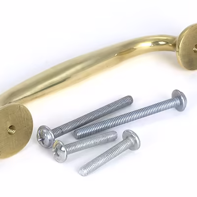 Polished Brass Moore Pull Handle - Small - Image 5